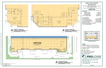 2951 N Great Southwest Pky, Grand Prairie, TX à louer Plan de site– Image 1 sur 1