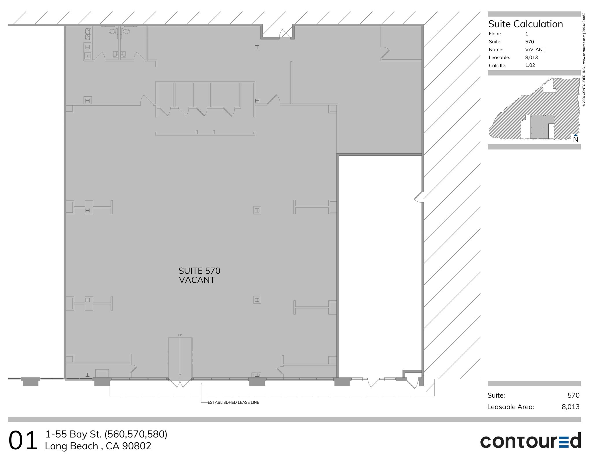 95 S Pine Ave, Long Beach, CA à louer Plan de site– Image 1 sur 1