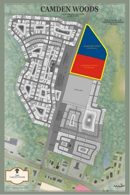 Camden Woods Parkway, Kingsland, GA à vendre Plan cadastral– Image 1 sur 4