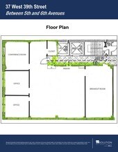 37 W 39th St, New York, NY à louer Plan d’étage– Image 1 sur 1