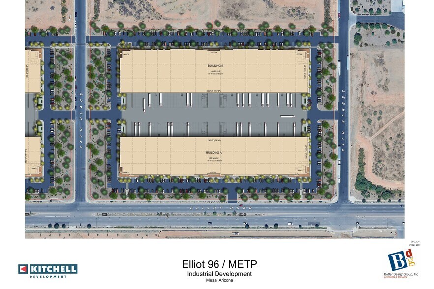 9512 E Elliot Rd, Mesa, AZ à louer - Plan de site – Image 2 sur 17