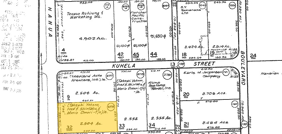 91-103 Hanua St, Kapolei, HI à louer - Plan cadastral – Image 2 sur 2