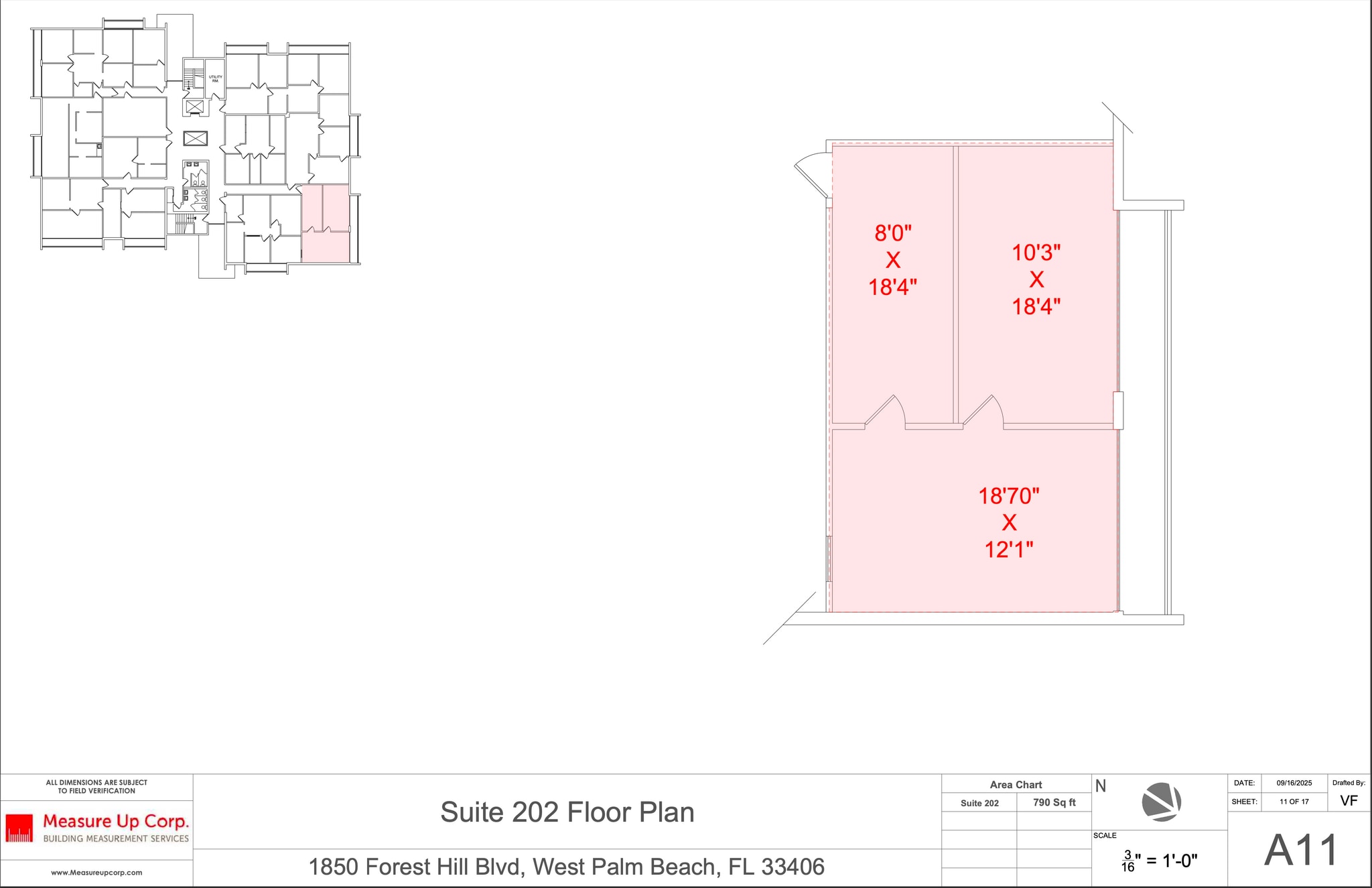 1860 Forest Hill Blvd, West Palm Beach, FL à louer Plan d’étage– Image 1 sur 1