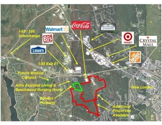 Plus de détails pour 166 Waterford Pky S, Waterford, CT - Terrain à vendre