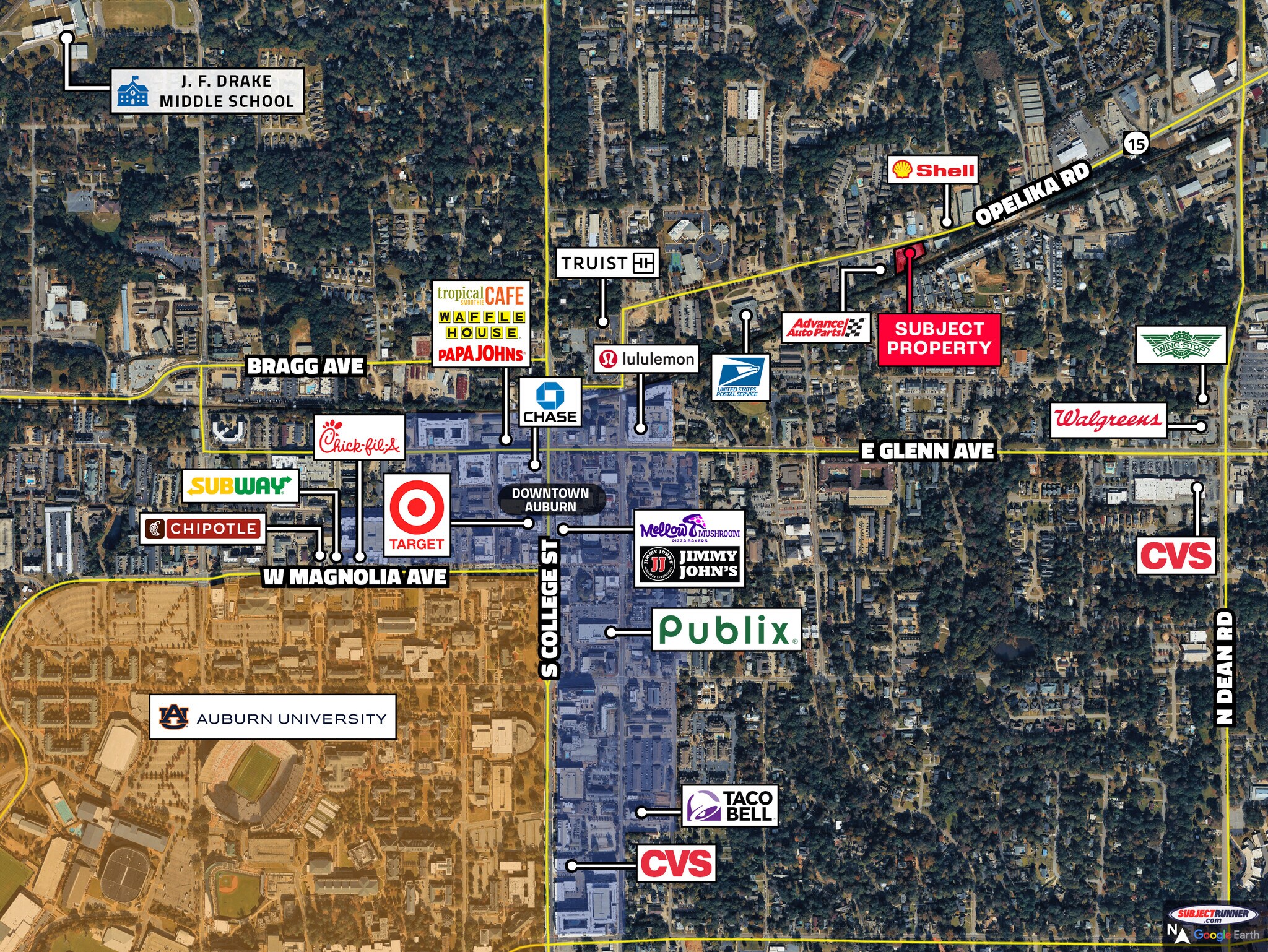 460 Opelika Rd, Auburn, AL à vendre Photo de l’immeuble– Image 1 sur 2