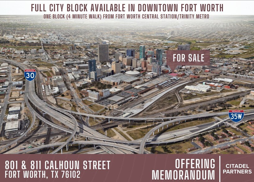801-811 Calhoun St, Fort Worth, TX à vendre - Photo de l’immeuble – Image 3 sur 4