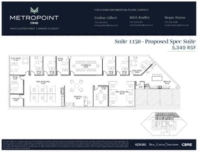 4600 S Ulster St, Denver, CO à louer Plan d’étage– Image 2 sur 2