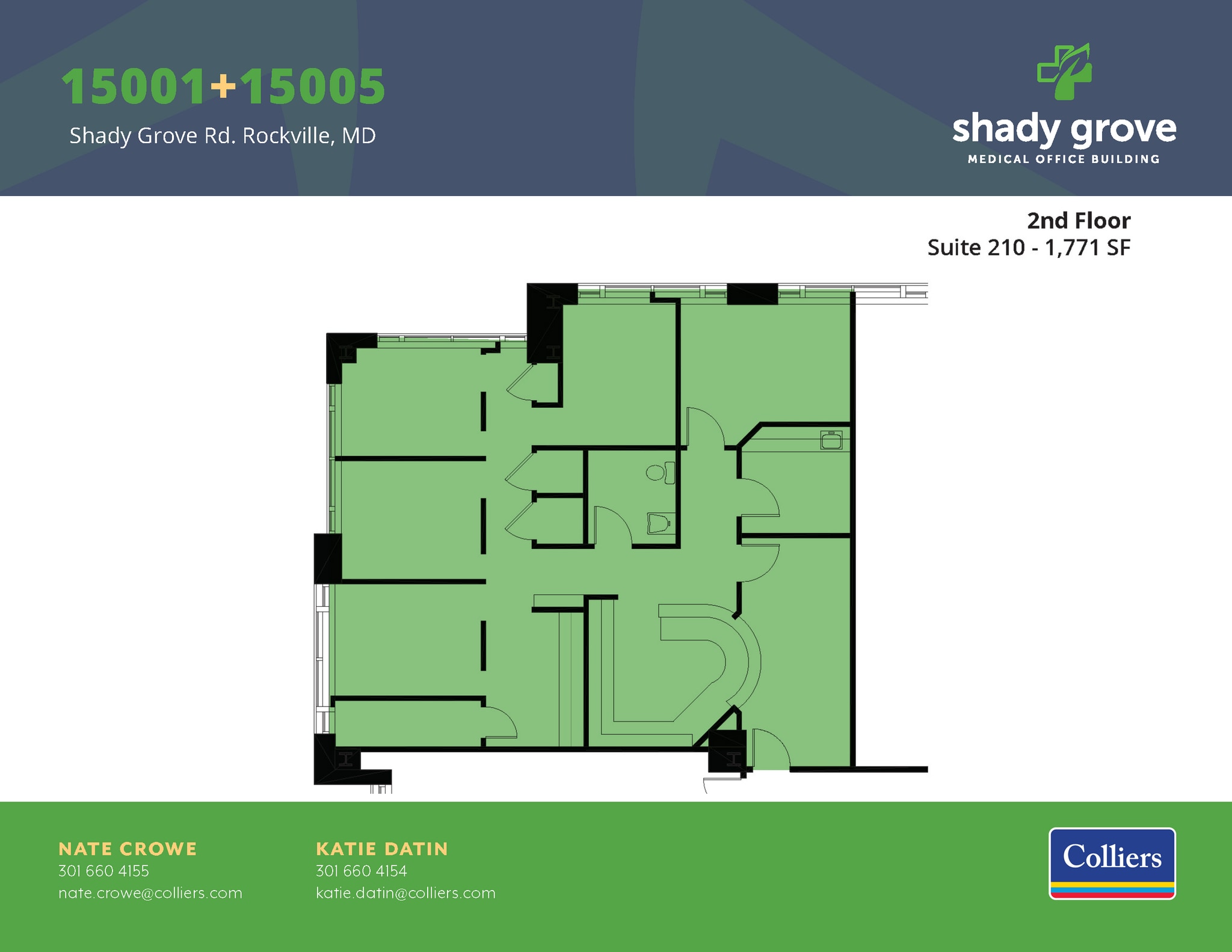 15005 Shady Grove Rd, Rockville, MD à louer Plan d’étage– Image 1 sur 1