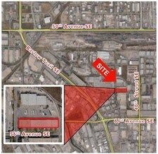 3716 56th Ave SE, Calgary, AB - VUE AÉRIENNE  vue de carte - Image1