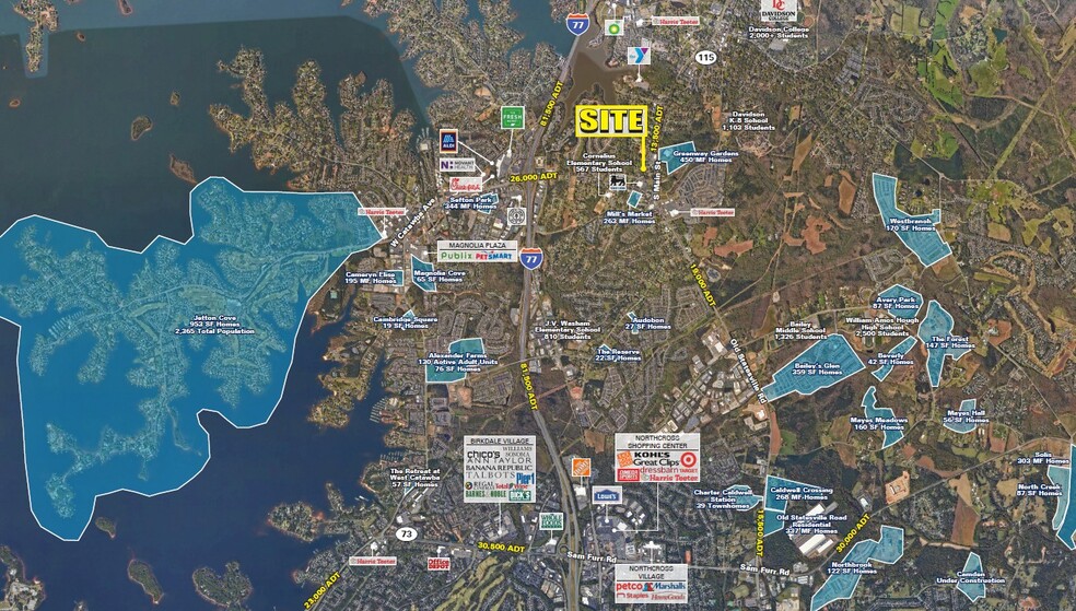 20205 N Main St, Cornelius, NC à louer - Aérien – Image 3 sur 3