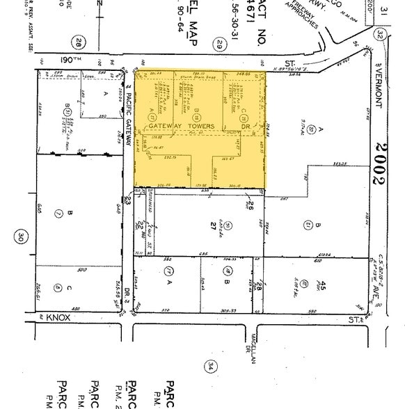 970 W 190th St, Torrance, CA à louer - Plan cadastral – Image 2 sur 6