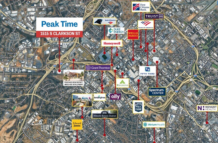 1515-1555 S Clarkson St, Charlotte, NC à louer - Photo de l’immeuble – Image 2 sur 15