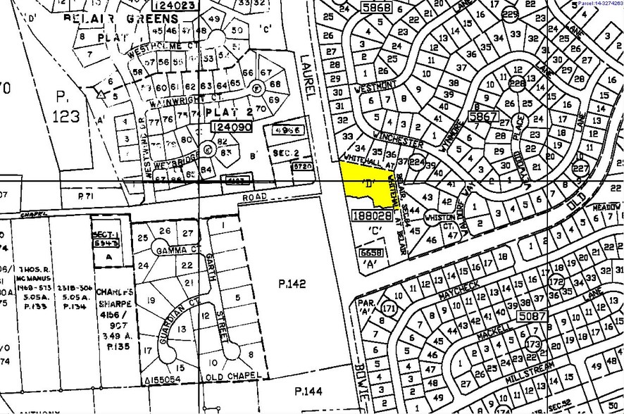 6915 Laurel Bowie Rd, Bowie, MD à louer - Plan cadastral – Image 2 sur 8