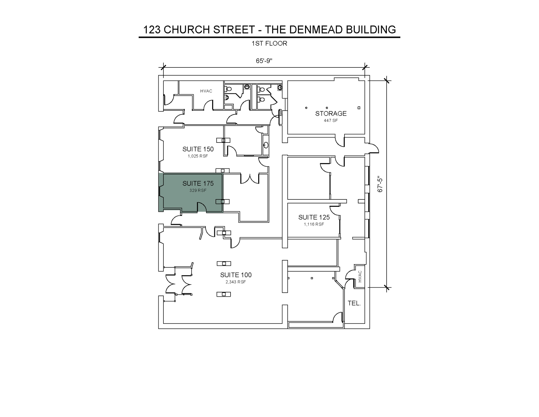 113 Church St, Marietta, GA à louer Plan d’étage– Image 1 sur 1