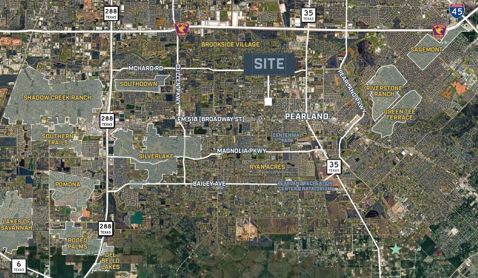 W Orange St & Hatfield Rd st, Pearland, TX à vendre - Photo de l’immeuble – Image 2 sur 3