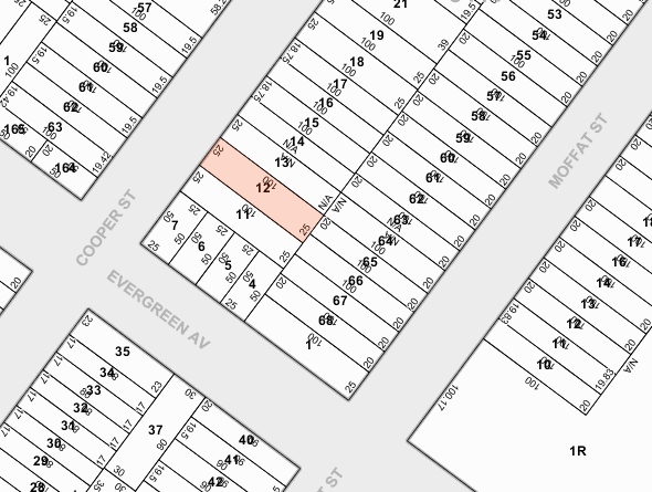 110 Cooper St, Brooklyn, NY à vendre - Plan cadastral – Image 2 sur 2