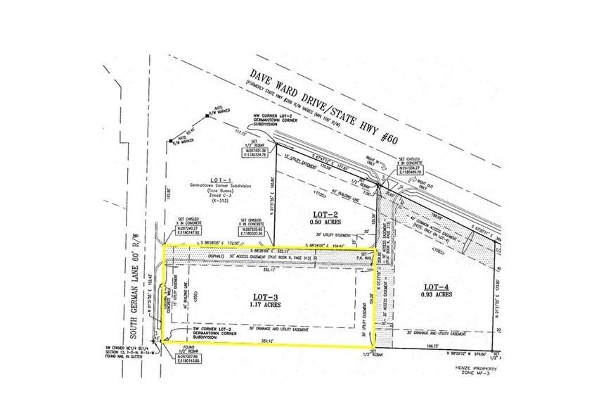 970 Dave Ward Dr, Conway, AR à vendre - Plan de site – Image 3 sur 3