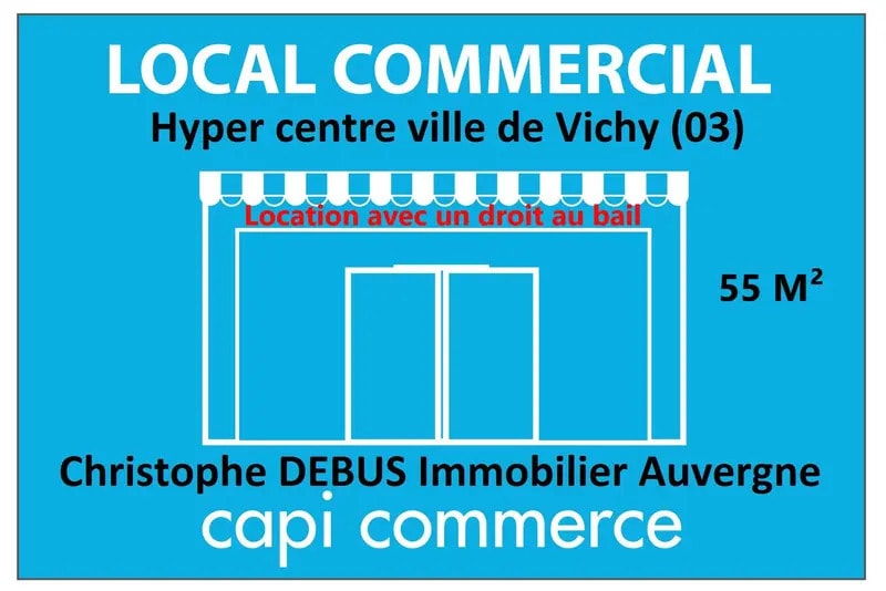 Local commercial dans Vichy à louer Photo de l’immeuble– Image 1 sur 2