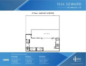 1034 Seward St, Los Angeles, CA à vendre Plan d’étage– Image 1 sur 1