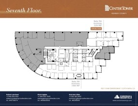 650 Town Center Dr, Costa Mesa, CA à louer Plan d’étage– Image 1 sur 1