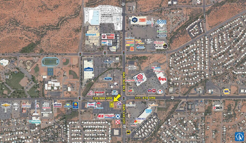 3900 E Fry Blvd, Sierra Vista, AZ à louer - Photo de l’immeuble – Image 2 sur 3