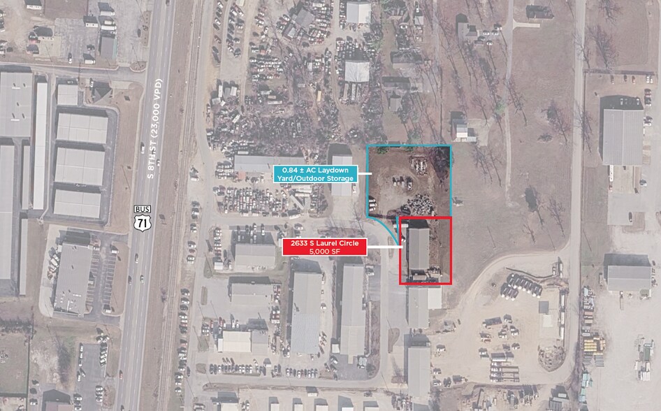2633 Laurel Cir, Rogers, AR à louer - Plan de site – Image 2 sur 3