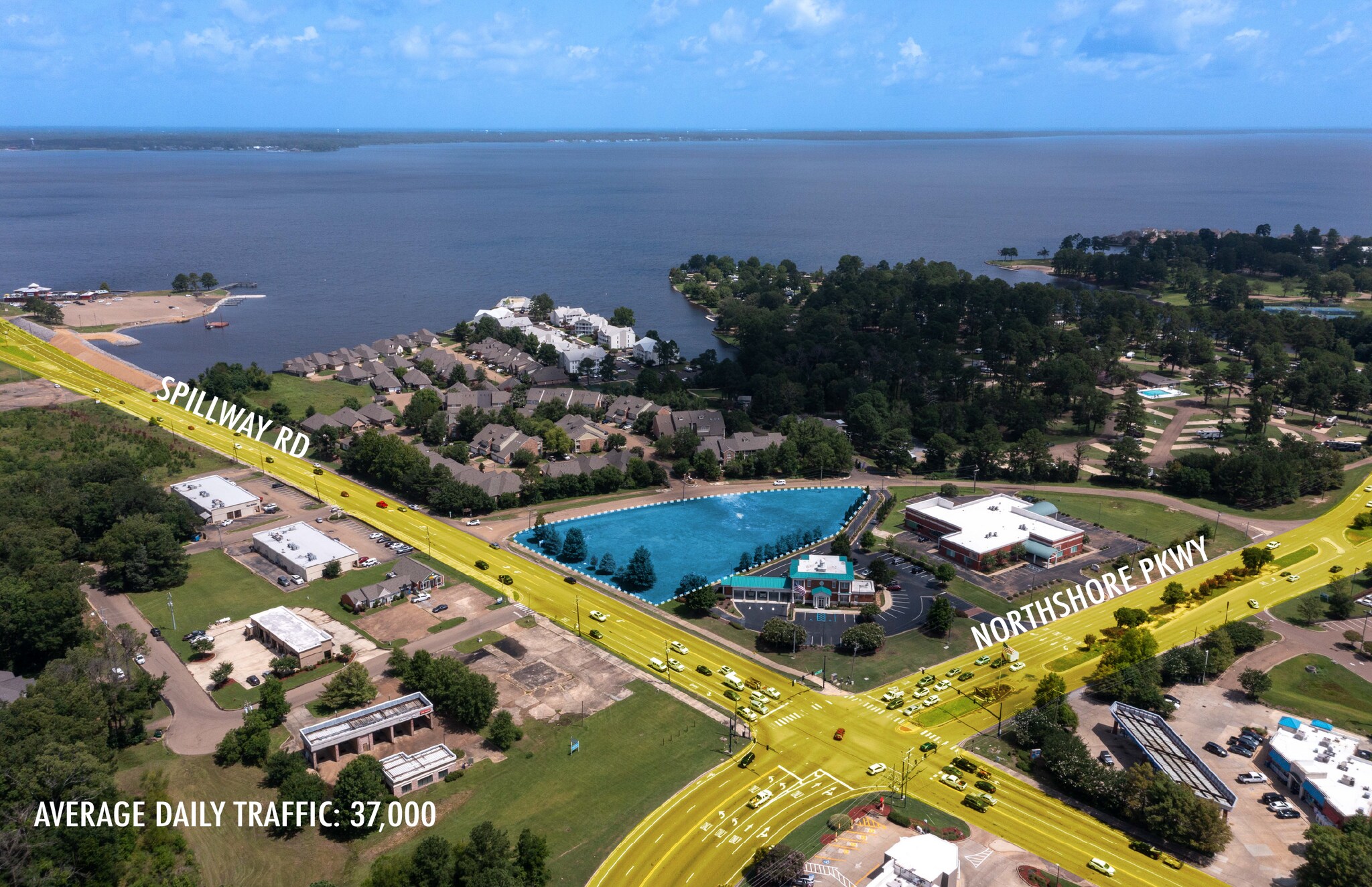 Spillway Rd & Lakeshore Dr, Brandon, MS à vendre Photo de l’immeuble– Image 1 sur 11