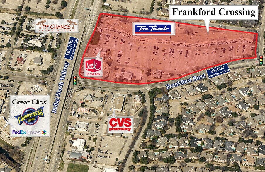 4625-4727 Frankford Rd, Dallas, TX à louer - Photo principale – Image 1 sur 2