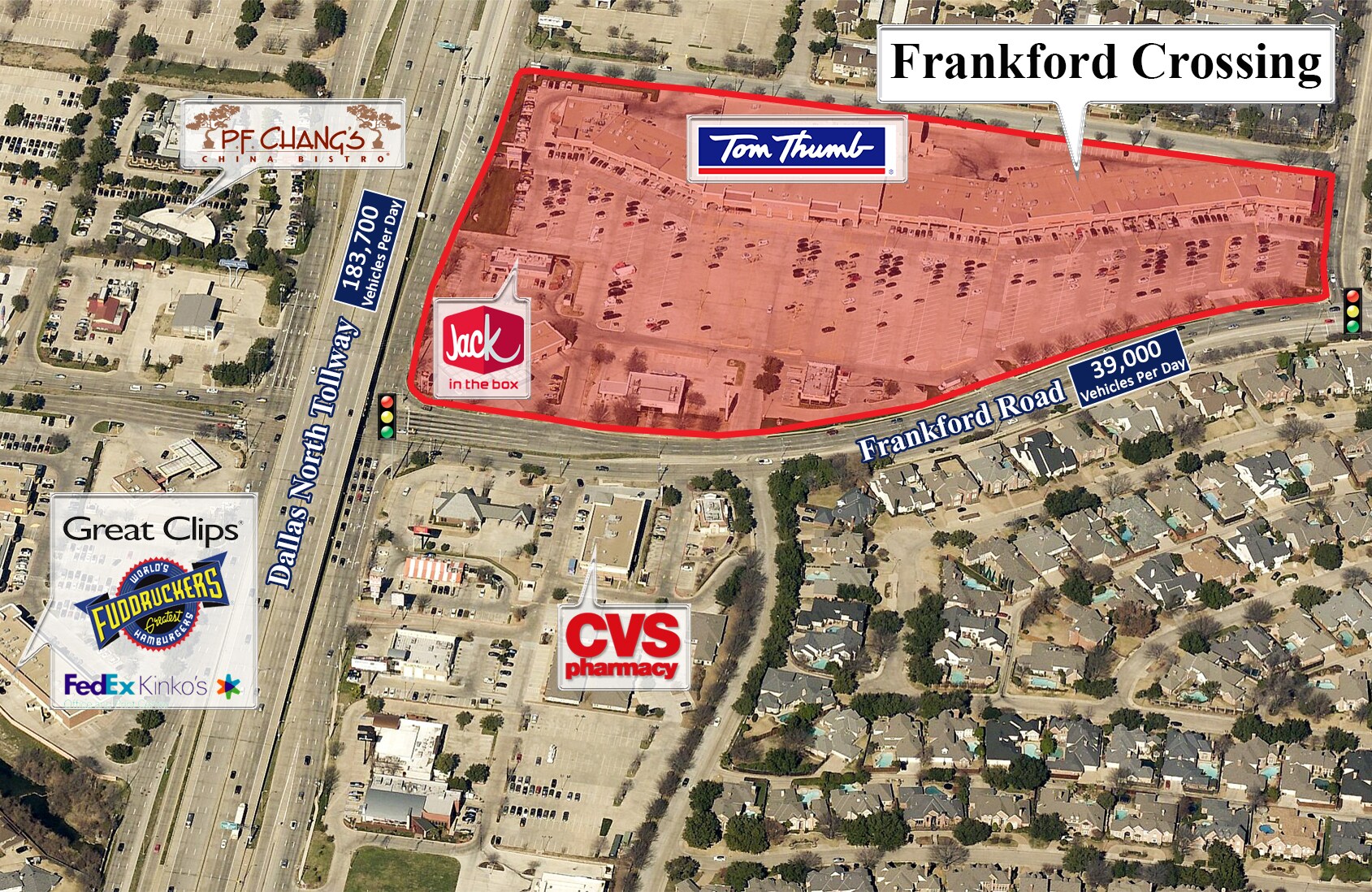 4625-4727 Frankford Rd, Dallas, TX à louer Photo principale– Image 1 sur 3