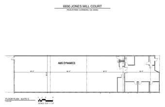 6690 Jones Mill Ct, Norcross, GA à louer Plan de site– Image 1 sur 2