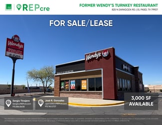 Plus de détails pour 825 N Zaragosa Rd, El Paso, TX - Local commercial à vendre