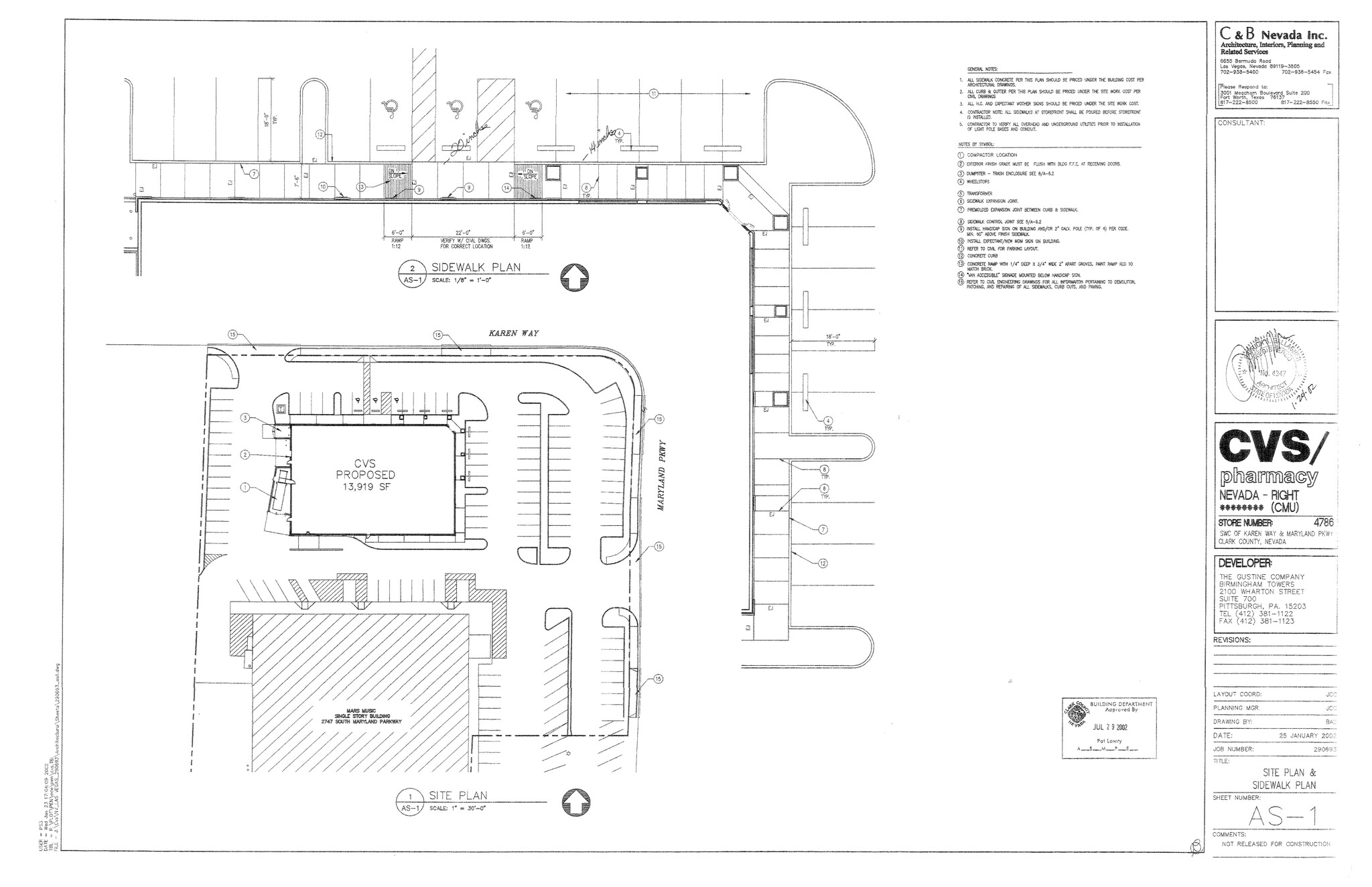 2735 S Maryland Pky, Las Vegas, NV à louer Plan de site– Image 1 sur 1