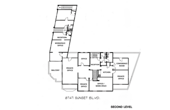 8741-8751 W Sunset Blvd, West Hollywood, CA à louer Plan d’étage– Image 1 sur 1