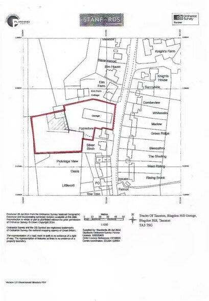 Blagdon Hl, Taunton à vendre - Plan cadastral – Image 2 sur 2
