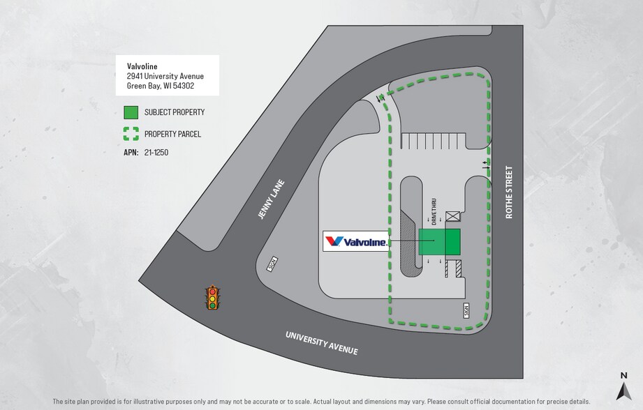 2941 University way, Green Bay, WI à vendre - Plan de site – Image 2 sur 3