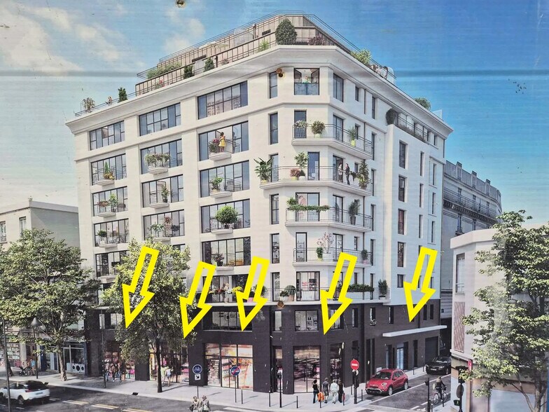Local commercial dans Clichy à louer - Photo de l’immeuble – Image 1 sur 3