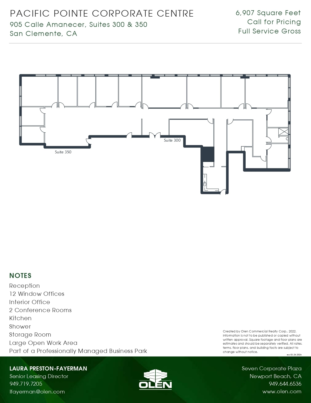 905 Calle Amanecer, San Clemente, CA à louer Plan d’étage– Image 1 sur 1