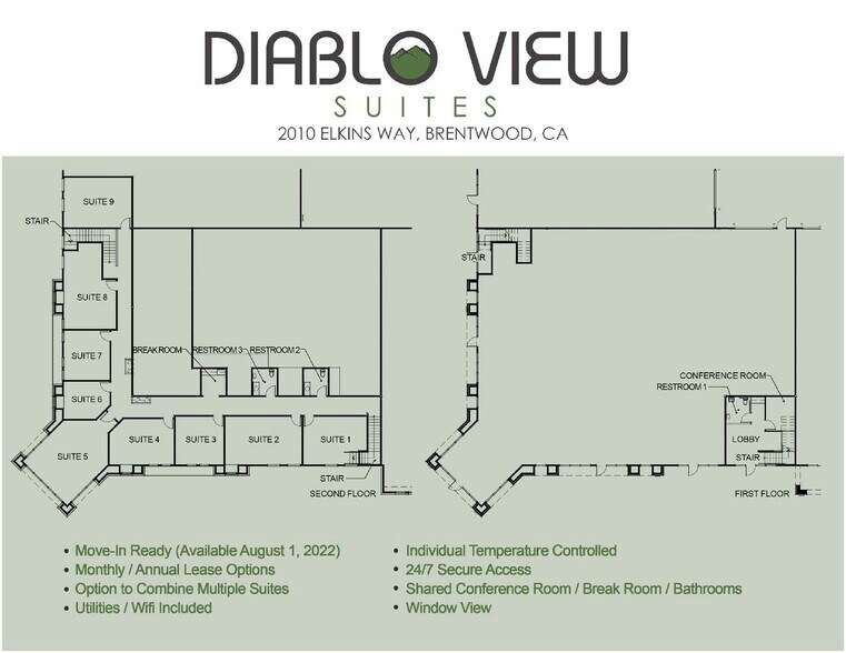 2010 Elkins Way, Brentwood, CA à louer - Plan d’étage – Image 2 sur 11