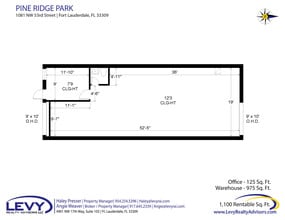 1052-1090 NW 53rd St, Fort Lauderdale, FL à louer Plan d’étage– Image 2 sur 2