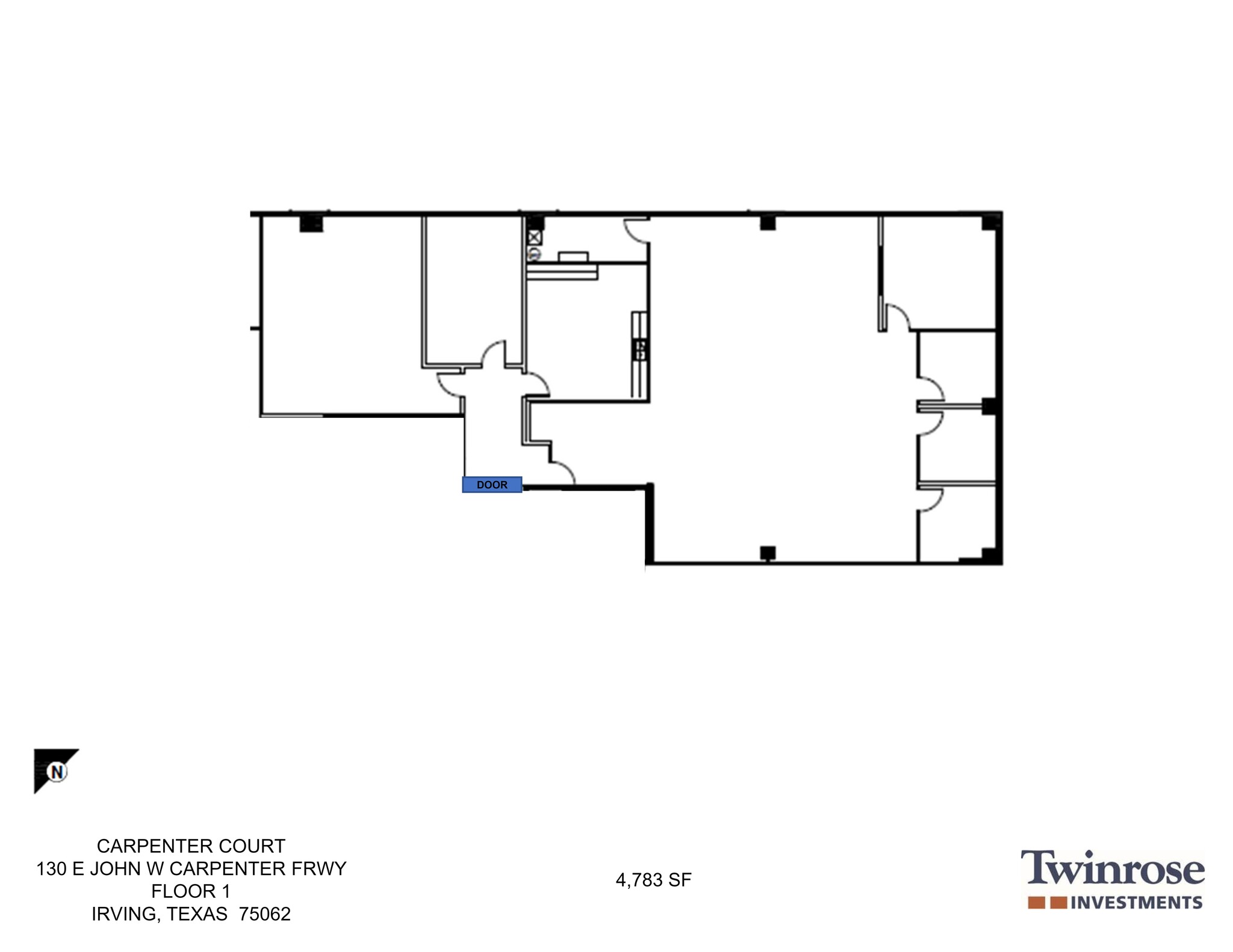 130 E John Carpenter Fwy, Irving, TX à louer Plan de site– Image 1 sur 2