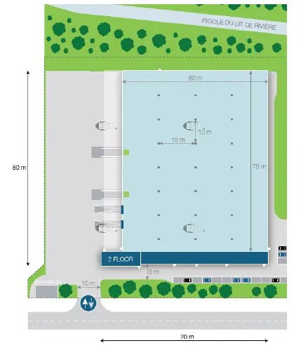 Industriel/Logistique dans Coignières à louer - Plan de site – Image 3 sur 3