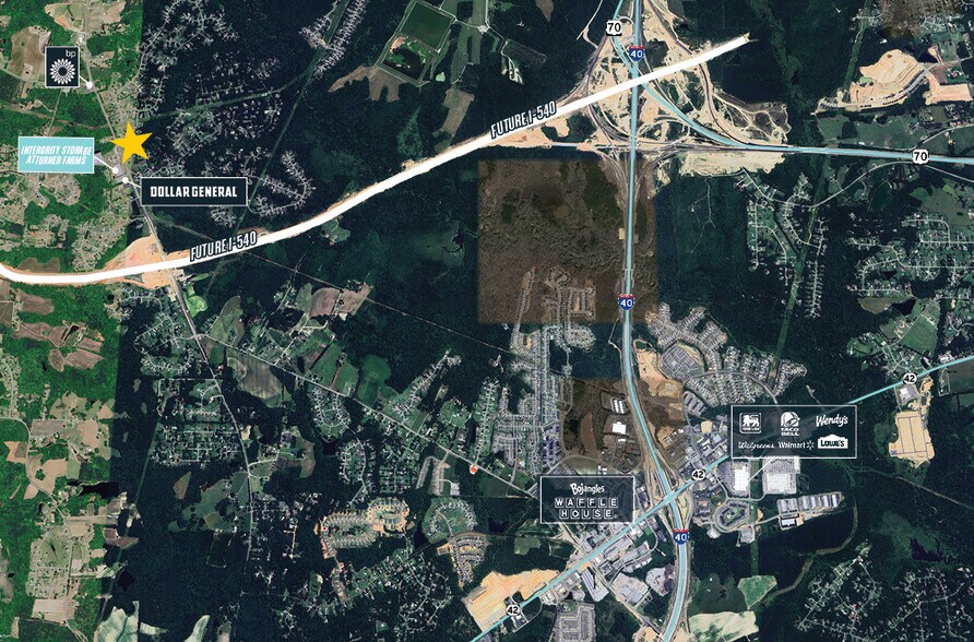 0 Turner Farms Rd, Garner, NC à vendre - Aérien – Image 3 sur 4