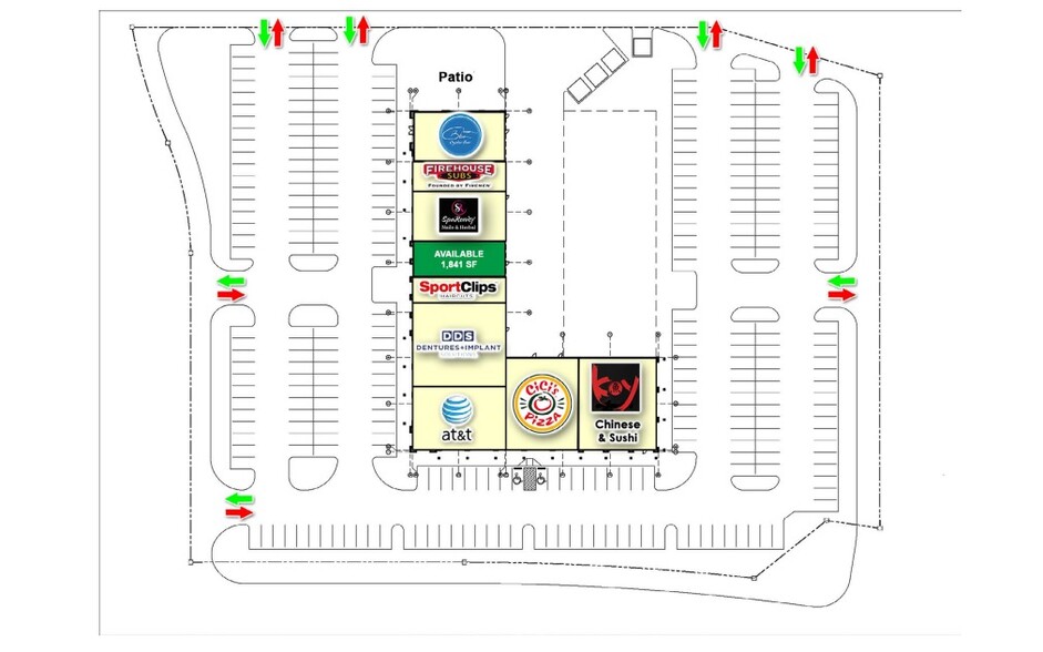 5695 Kyle Pky, Kyle, TX à louer - Plan de site – Image 2 sur 7