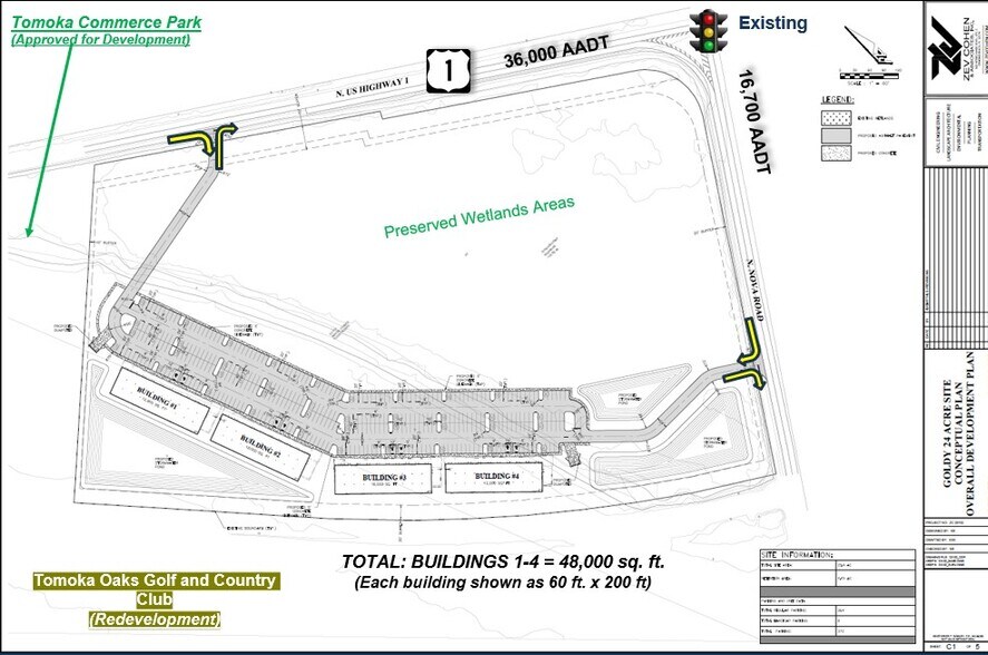 N Us Hwy 1 & Nova Rd, Ormond Beach, FL à vendre - Plan de site – Image 3 sur 4