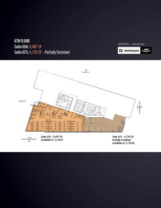 7900 Tysons One Pl, Tysons, VA à louer Plan d’étage– Image 1 sur 1