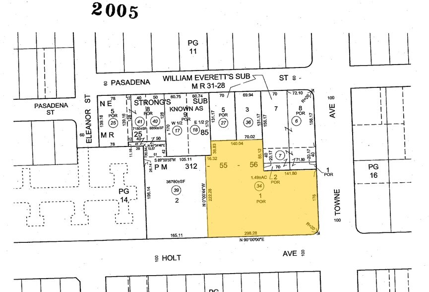 495 E Holt Ave, Pomona, CA à vendre - Plan cadastral – Image 2 sur 19