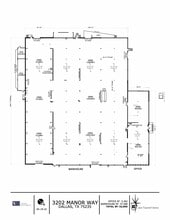 3202 Manor Way, Dallas, TX à louer Plan de site– Image 1 sur 1