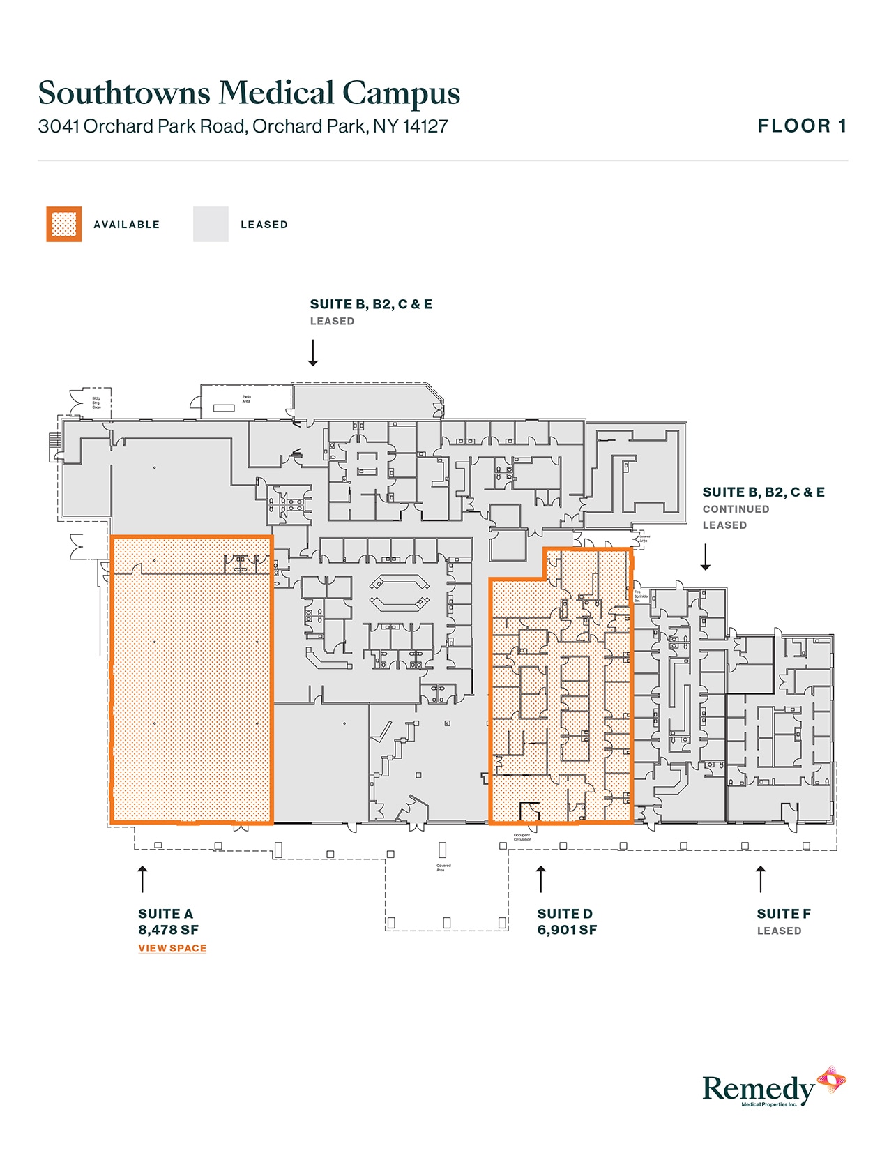 3021-3041 Orchard Park Rd, Orchard Park, NY à louer Plan d’étage– Image 1 sur 1