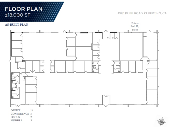 10131 Bubb Rd, Cupertino, CA à vendre Plan d’étage– Image 1 sur 3