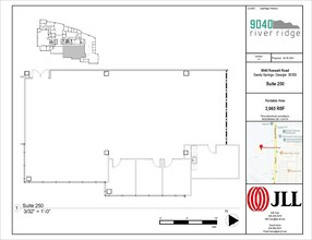 9040 Roswell Rd, Atlanta, GA à louer Plan d’étage– Image 1 sur 1